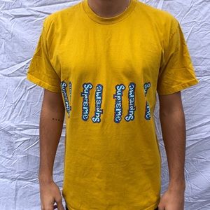Supreme Gonz Logo T-Shirt Mustard